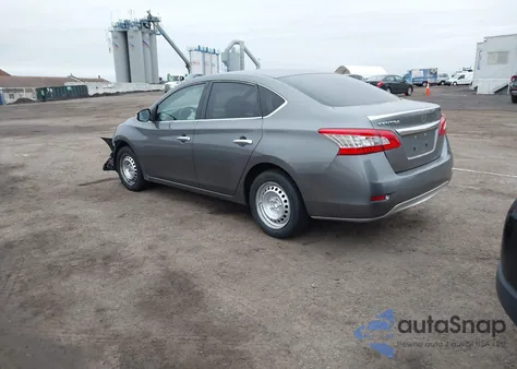 2015 Nissan Sentra S из США, поврежденный, VIN 3N1AB7AP1FY346353